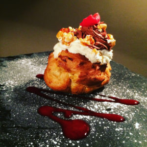 Un dessert du restaurant le Carré d'Art à Nîmes