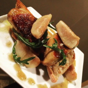 Un plat du restaurant le Carré d'Art à Nîmes